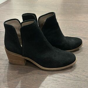 Black Suede Booties